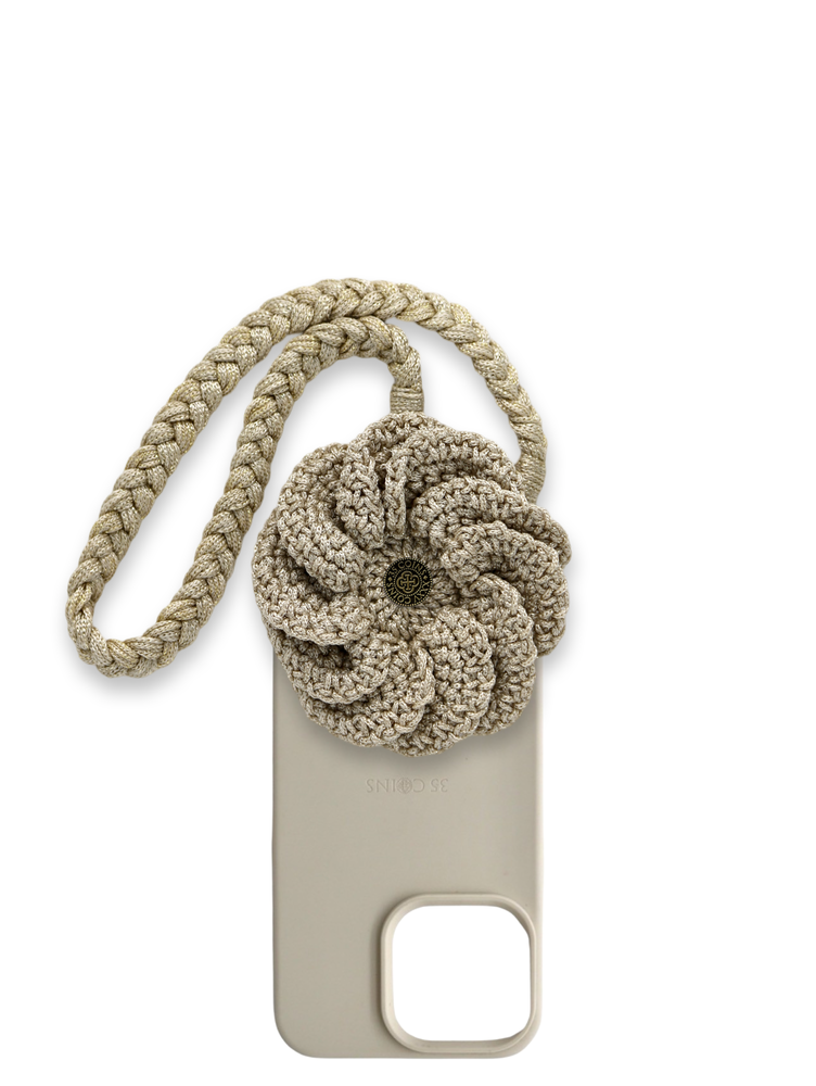 "DAISY GOLD" WRIST SASH | OATMEAL CASE