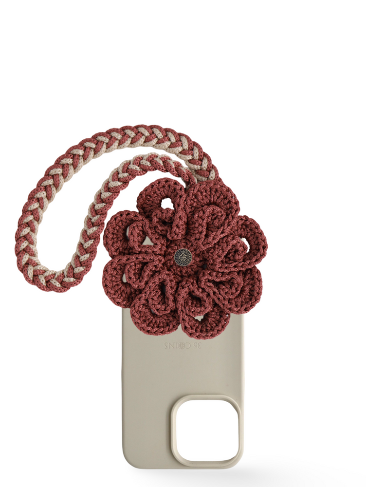 "DAHLIA BOURDEAUX" WRIST SASH | OATMEAL CASE