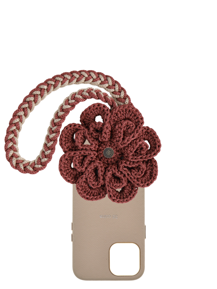 "DAHLIA BOURDEAUX" WRIST SASH | OATMEAL CASE