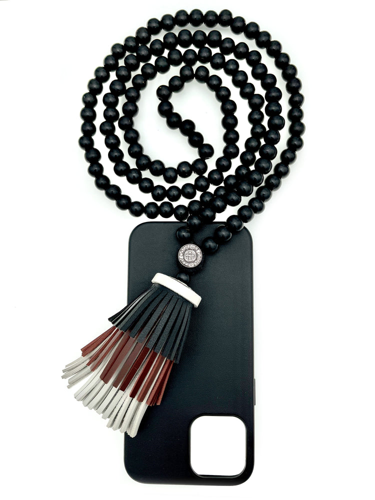 "ICA MAROON" SASH | BLACK CASE